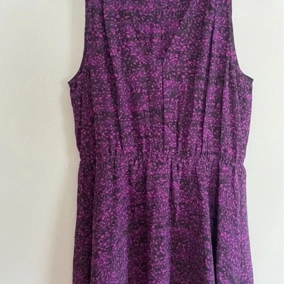 Rebecca Taylor Purple and Black Silk Dress - Picture 14 of 16
